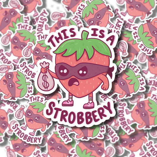 Strobbery Sticker