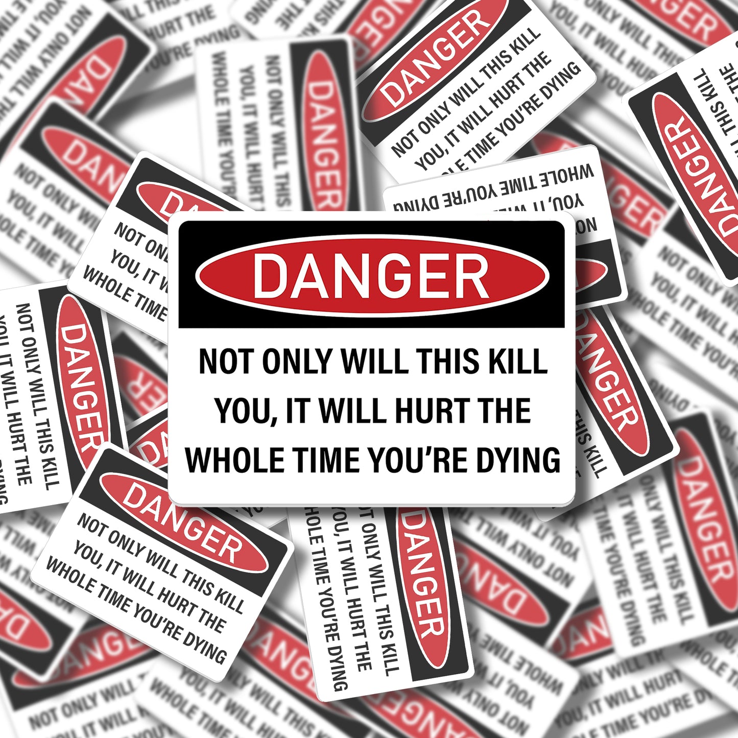 Danger Sticker