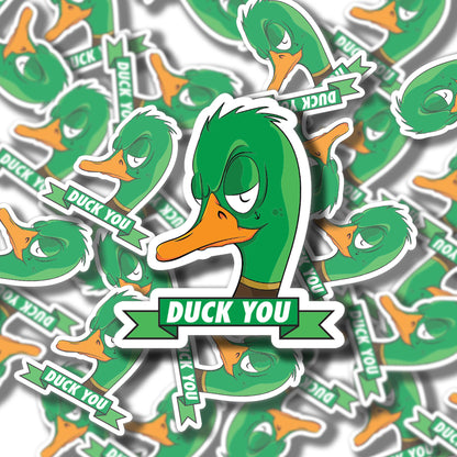 Duck You Sticker