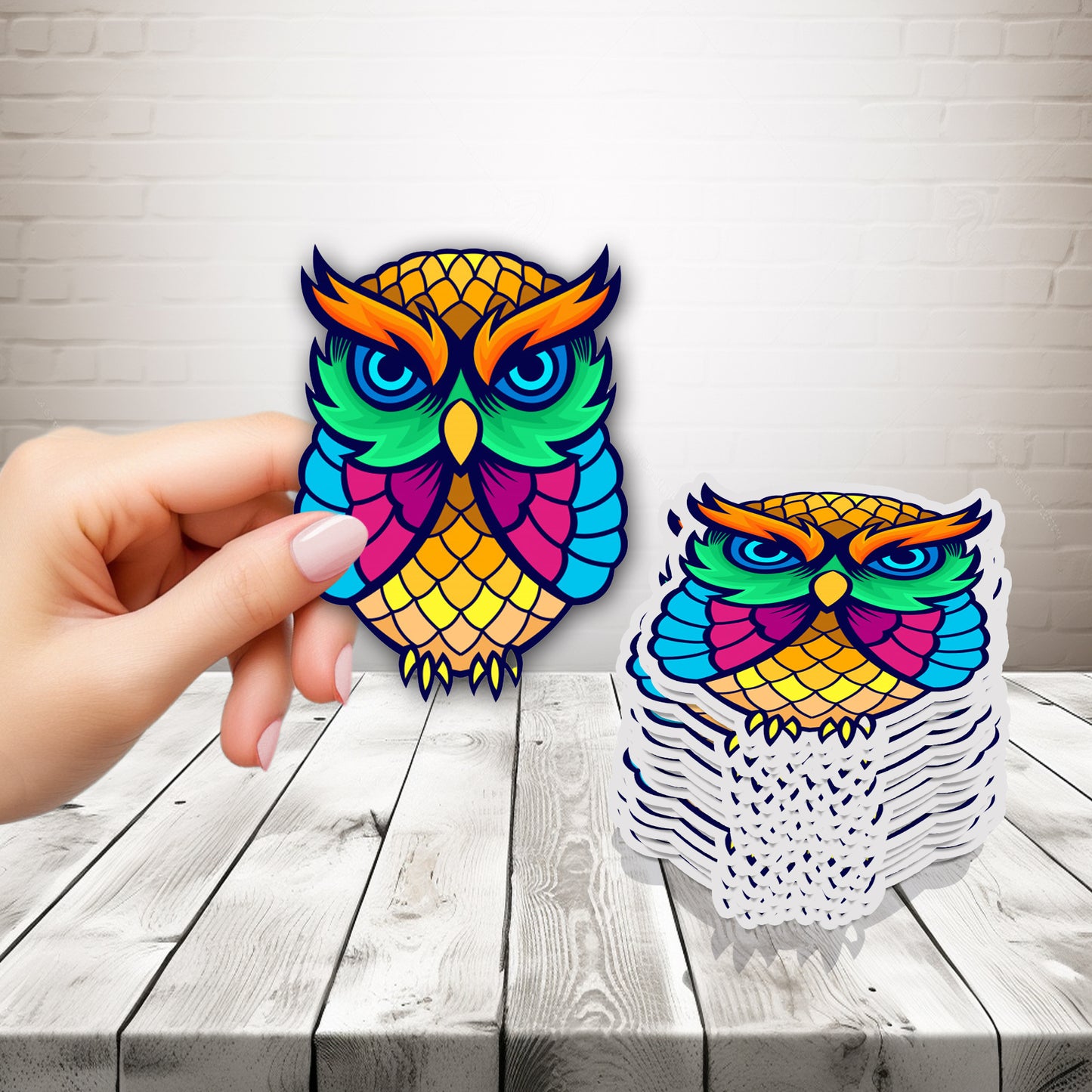 Glass Owl Sticker