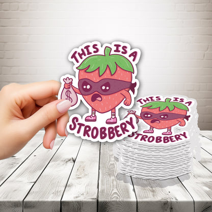 Strobbery Sticker